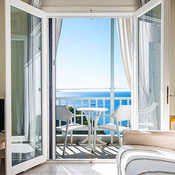 Bild zeigt das Ikion Eco Boutique Hotel in Patitiri, Alonissos.